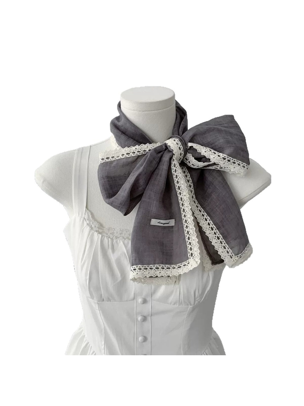 Scarvii Lace Border Lightweight Scarf product image