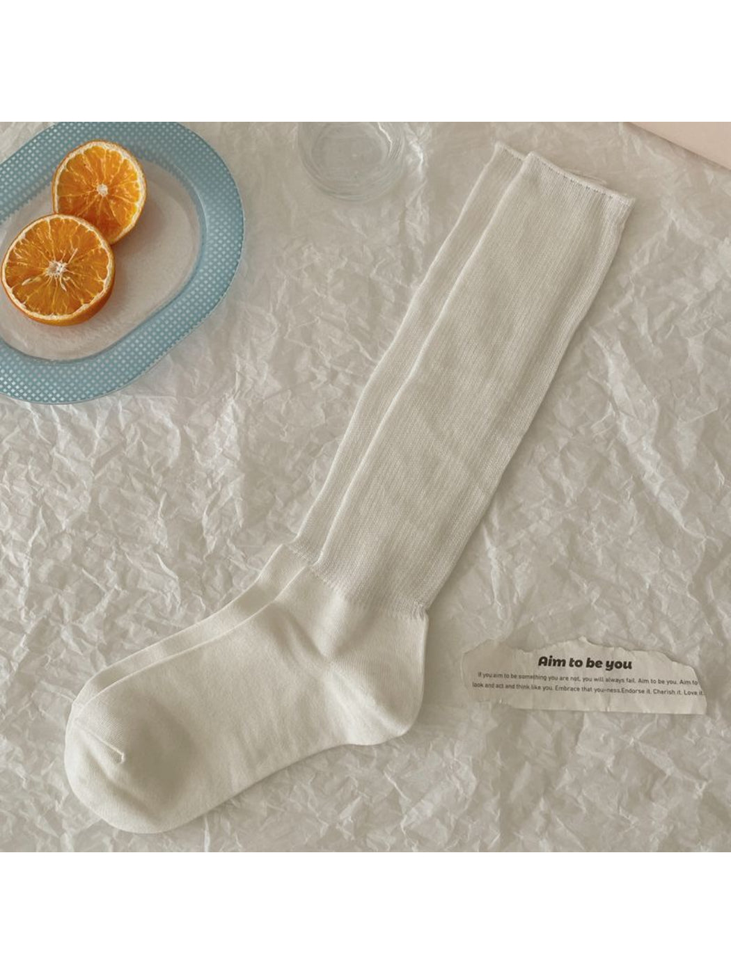 Rufia - Classic Rib Knit Crew Socks product image 4