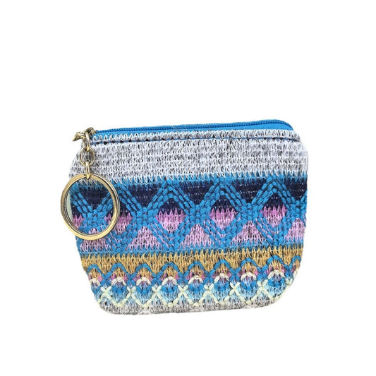 Cosbai - Boho Crochet Mini Pouch Bag - Colorful & Practical