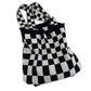 Cosbai – Knitted Checkered Tote Bag