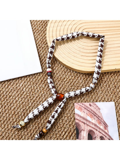 Scarvii - Retro Printed Long Necklace