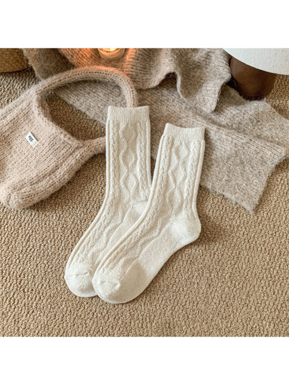 Rufia - Cable Knit Crew Socks