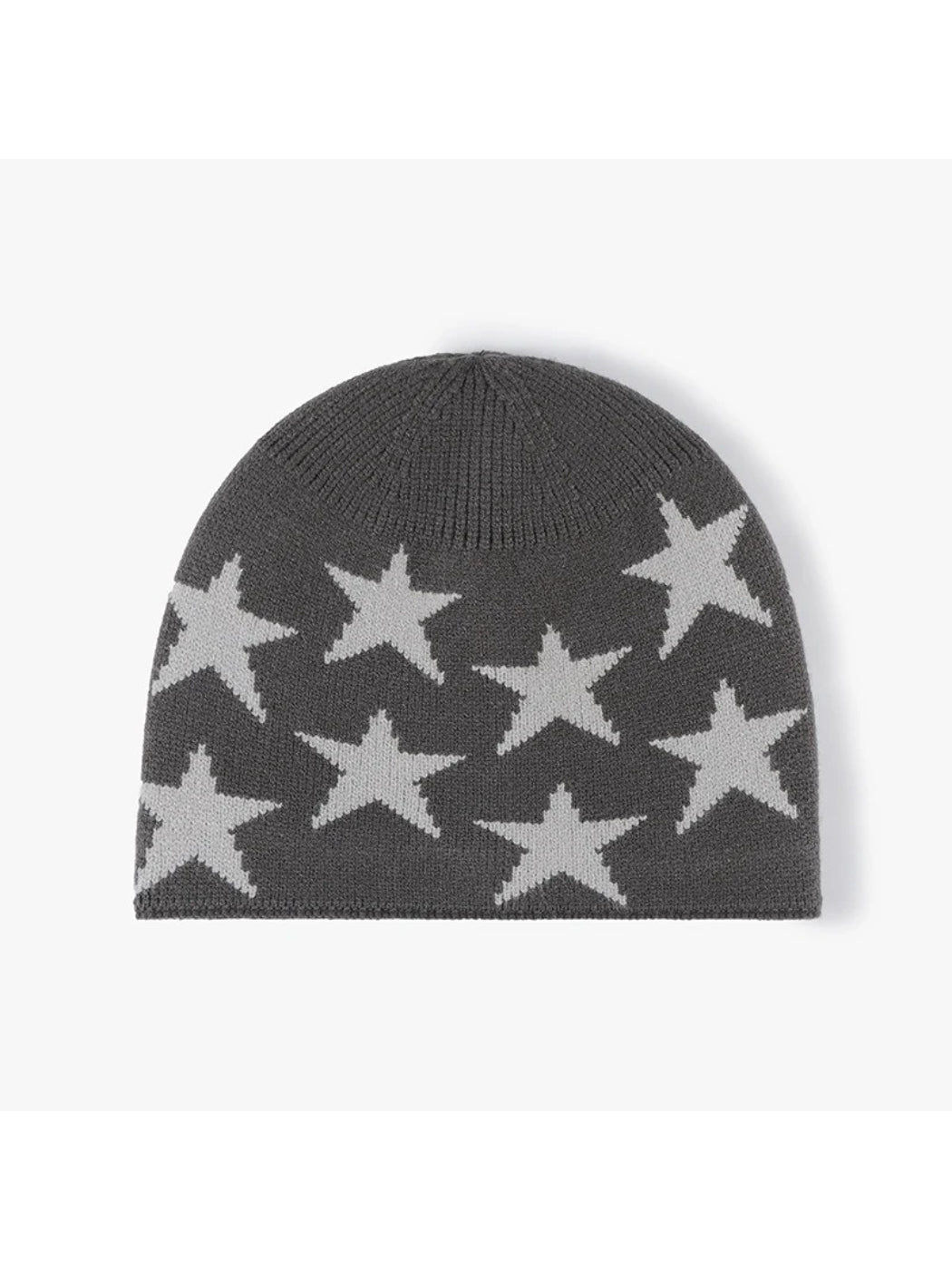 Haila - Star Jacquard Fleece-Lined Knit Beanie