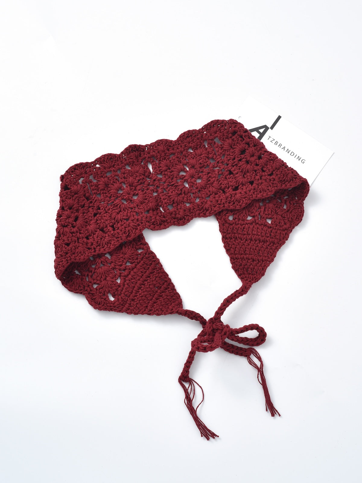 Scarvii- Crochet Tie-Back Headband