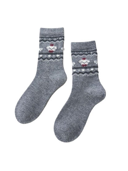 Rufia – Dog Pattern Winter Socks