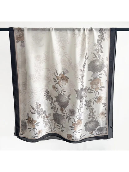 Scarvii - Botanical Floral Border Scarf