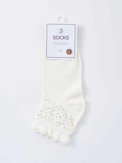 Rufia - Bubble Trim Solid Low-Cut Socks