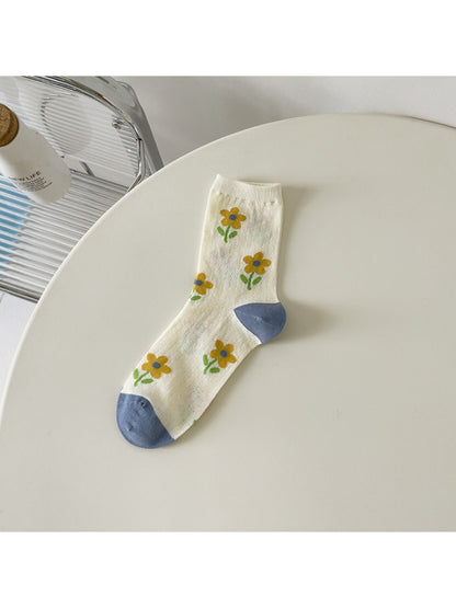 Rufia - Floral Pattern Crew Socks product image 5