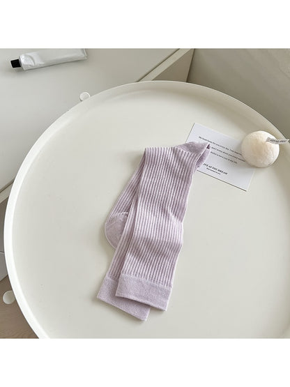 Rufia - Soft Ribbed Crew Socks for Women