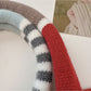 Scarvii - Soft Colorblock Striped Knit Scarf