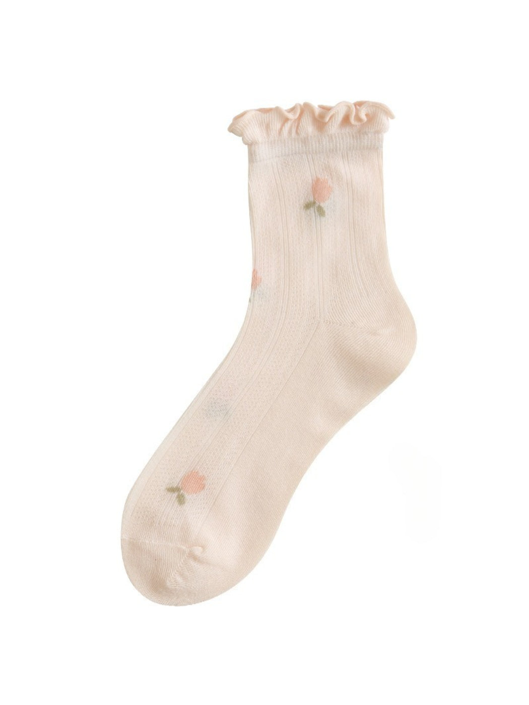Rufia - Loose Fit Floral Crew Socks product image 6