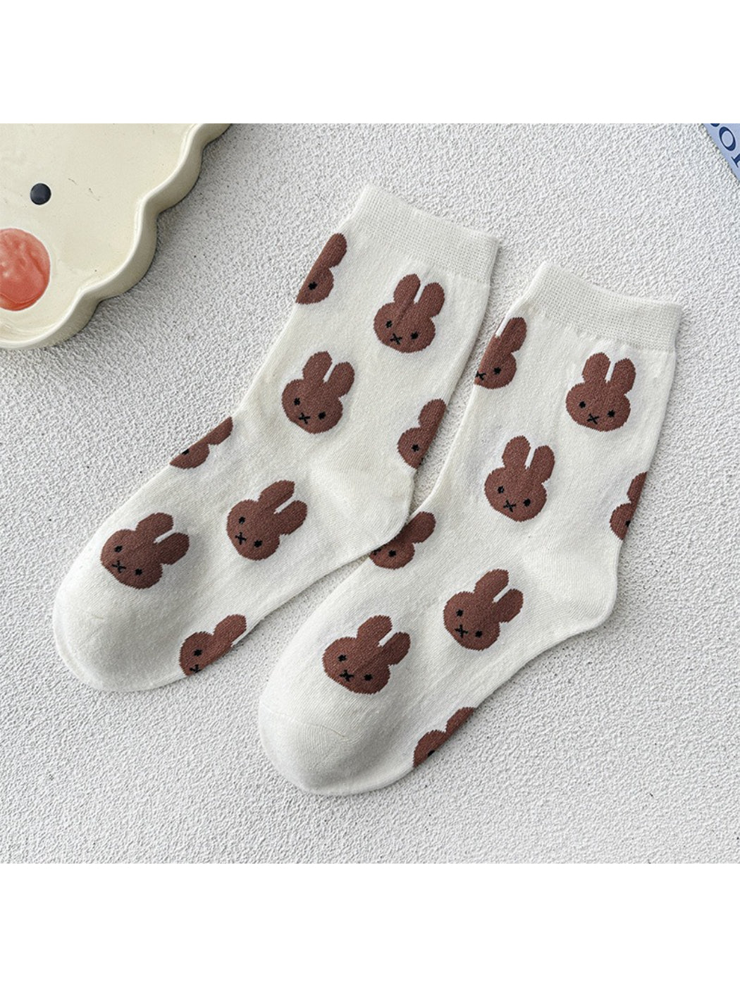 Rufia - Soft Bunny Motif Crew Socks product image 4