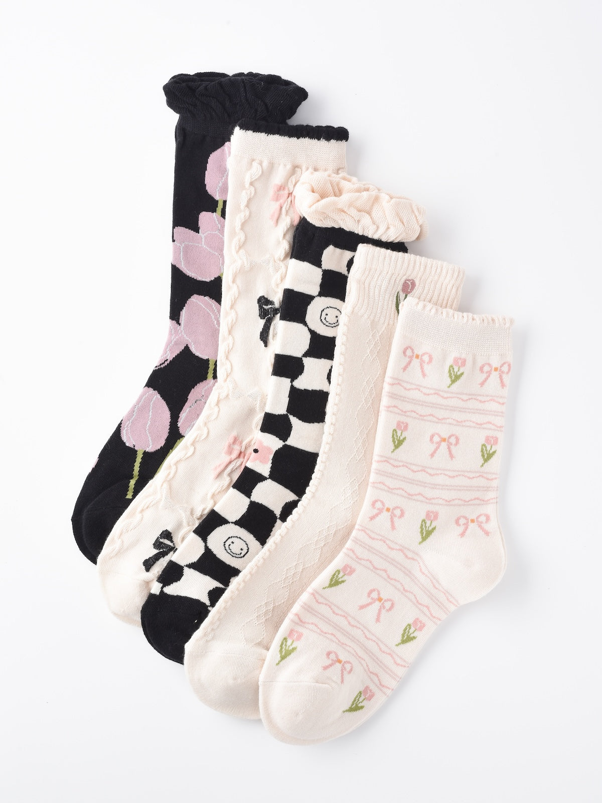 Rufia - Tulip Pattern Socks