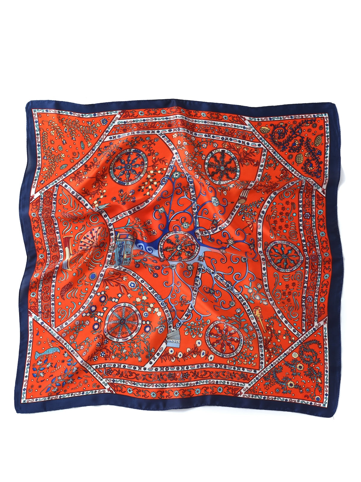 Scarvii - Vintage Pattern Square Scarf