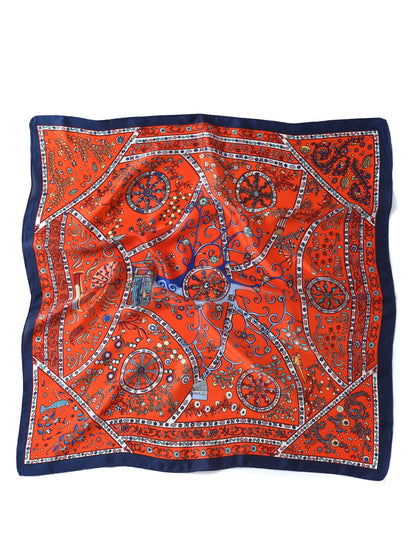 Scarvii - Vintage Pattern Square Scarf