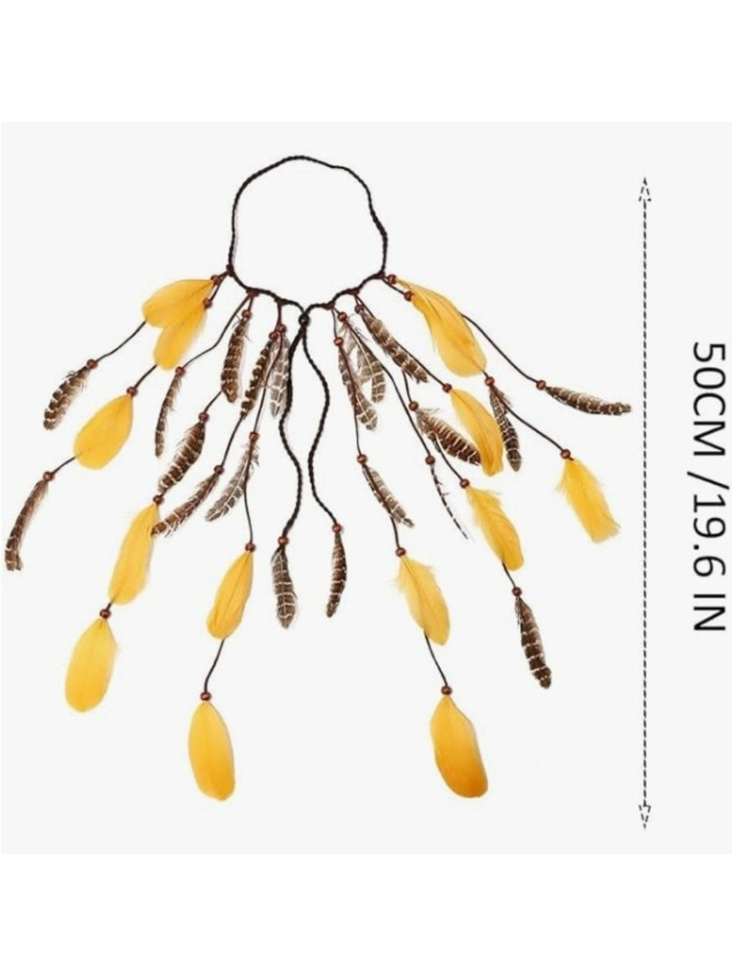 Hairish - Boho Layered Feather Hair Headpiece image 2