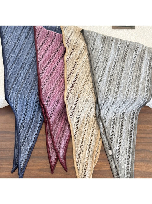 Scarvii - Casual Solid Color Triangle Bandana