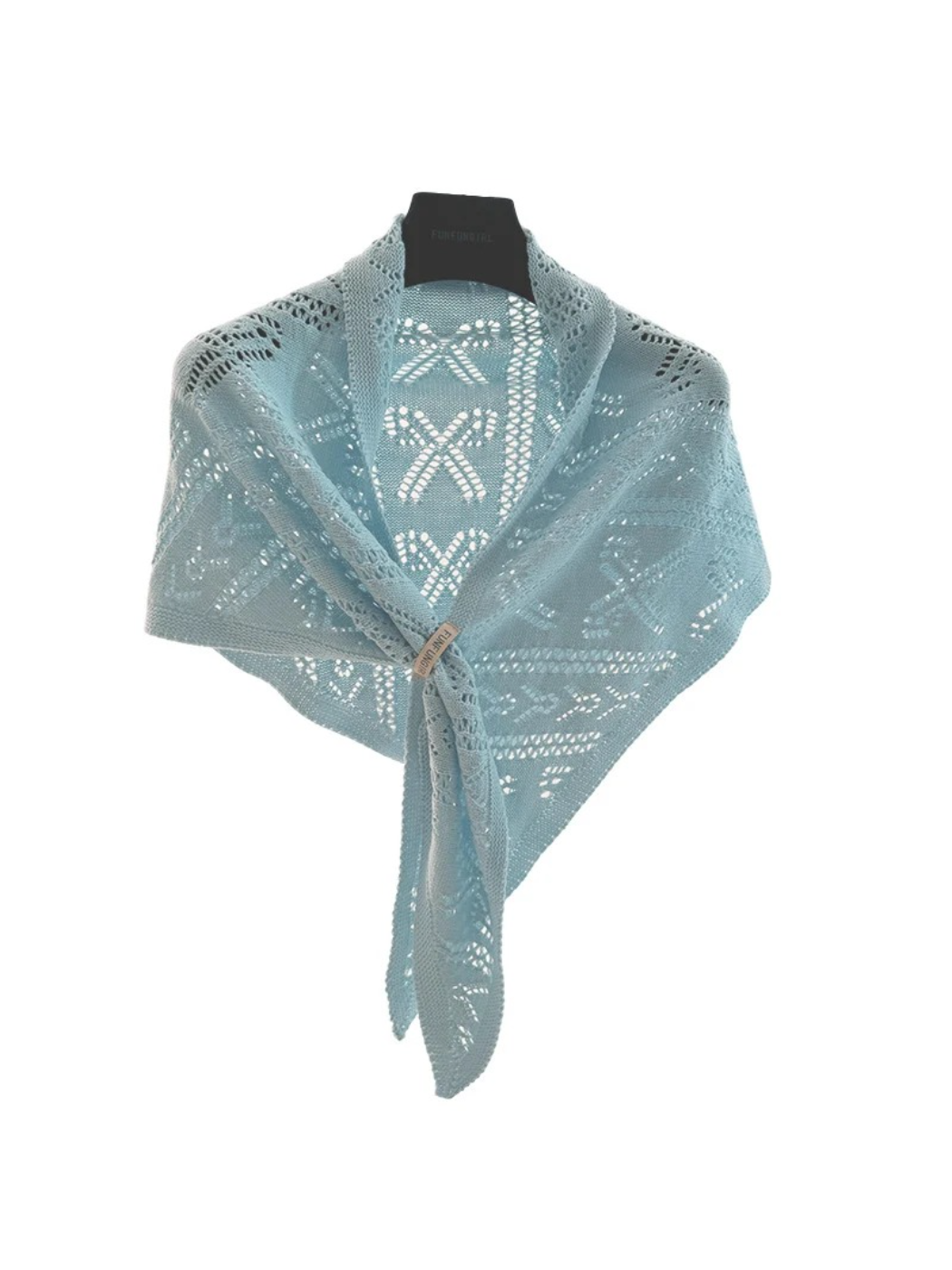 Scarvii - Textured Crochet Triangle Wrap
