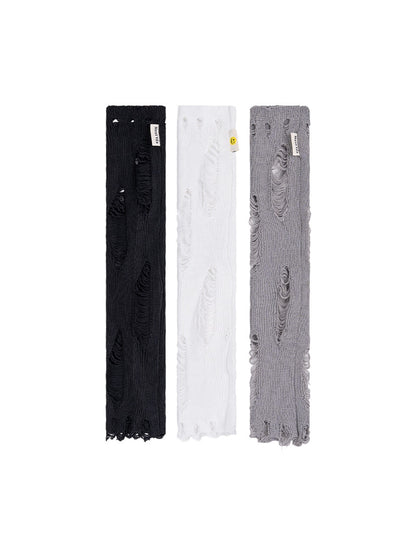Cozyra - Ribbed Cutout Leg Warmers