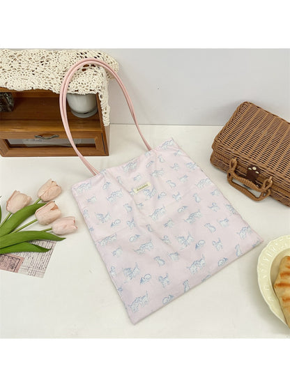 Cosbai - Sweet Floral Print Shoulder Bag