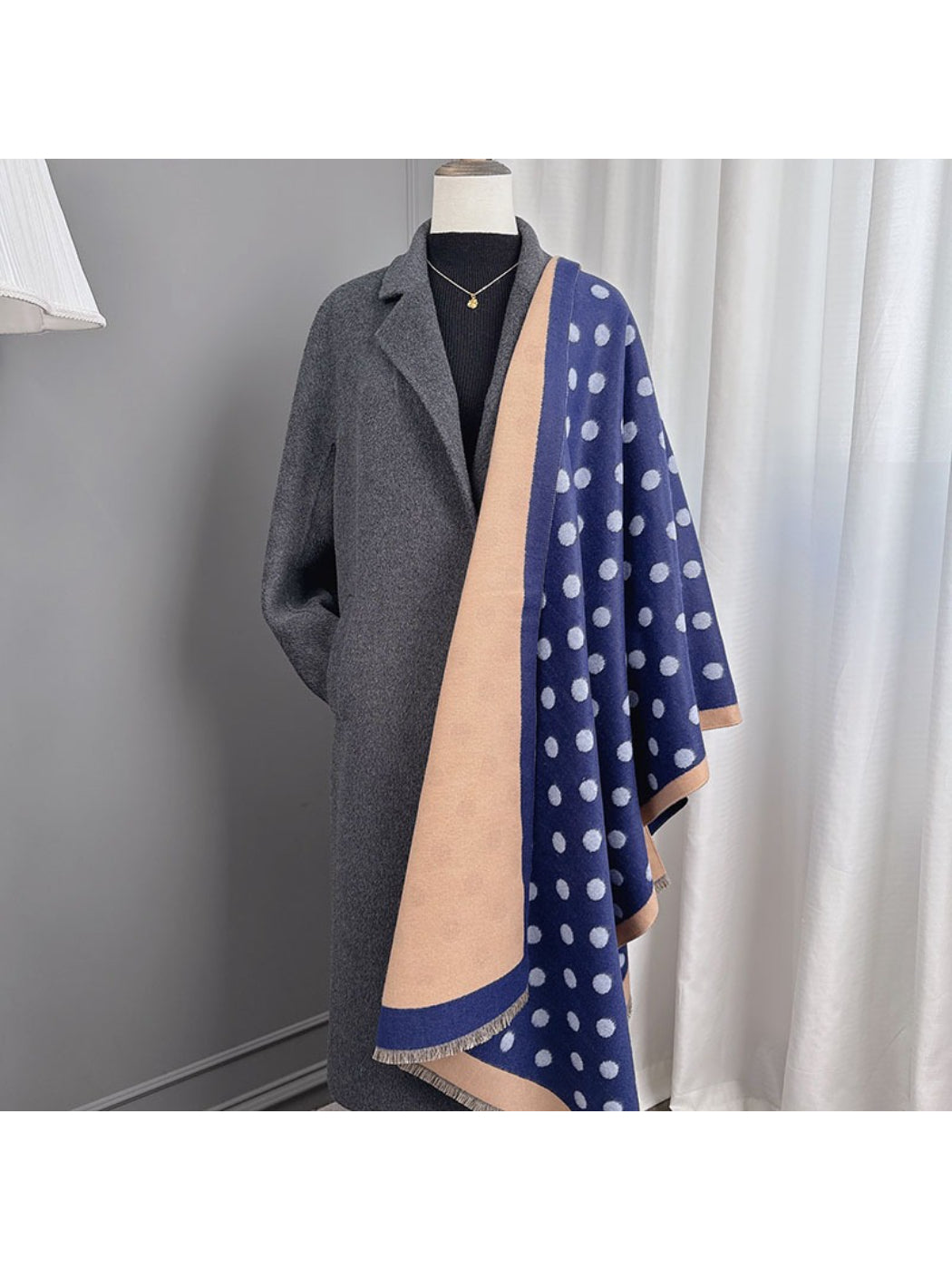 Scarvii - Soft Reversible Polka Dot Scarf