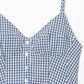 Vesty - Vintage Checkered Tank Top - Playful & Cute