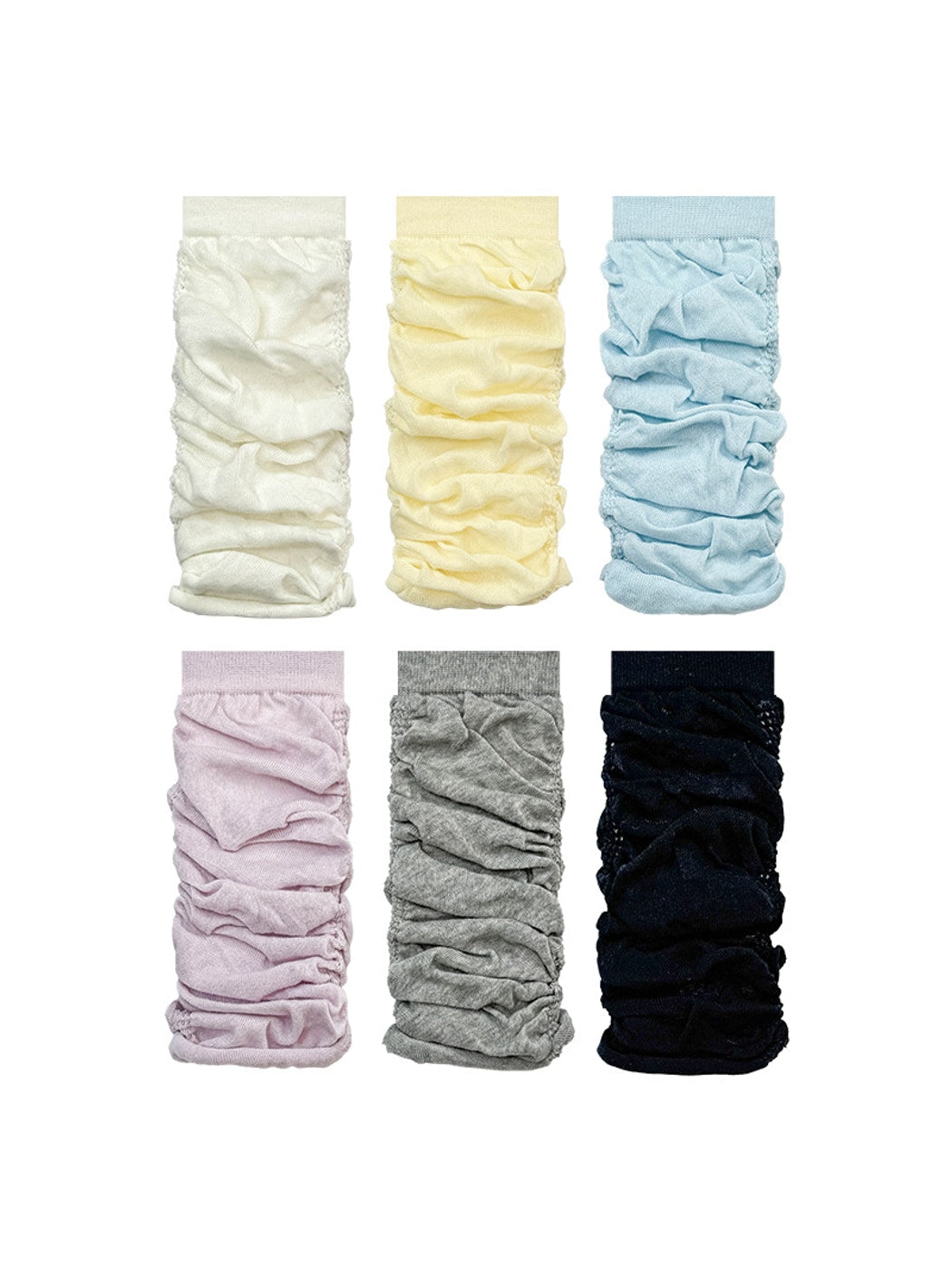 Cozyra - Ruched Mid-Calf Leg Warmers