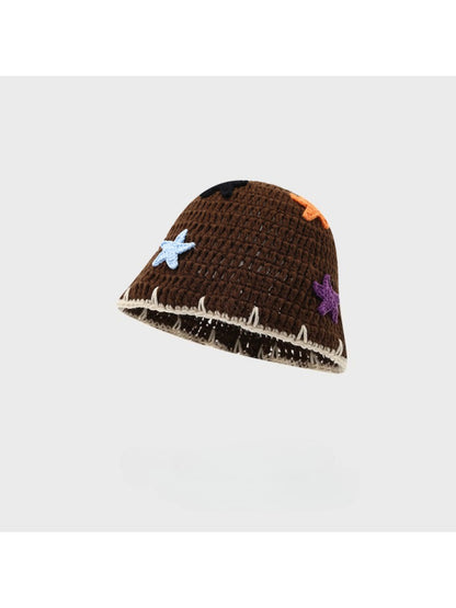 Haila - Playful Star Stitch Bucket Hat