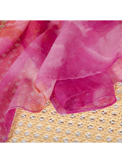 Scarvii - Pink Watercolor Print Scarf