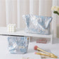 Cosbai - Floral Makeup Bag with Embossed Flower Bag