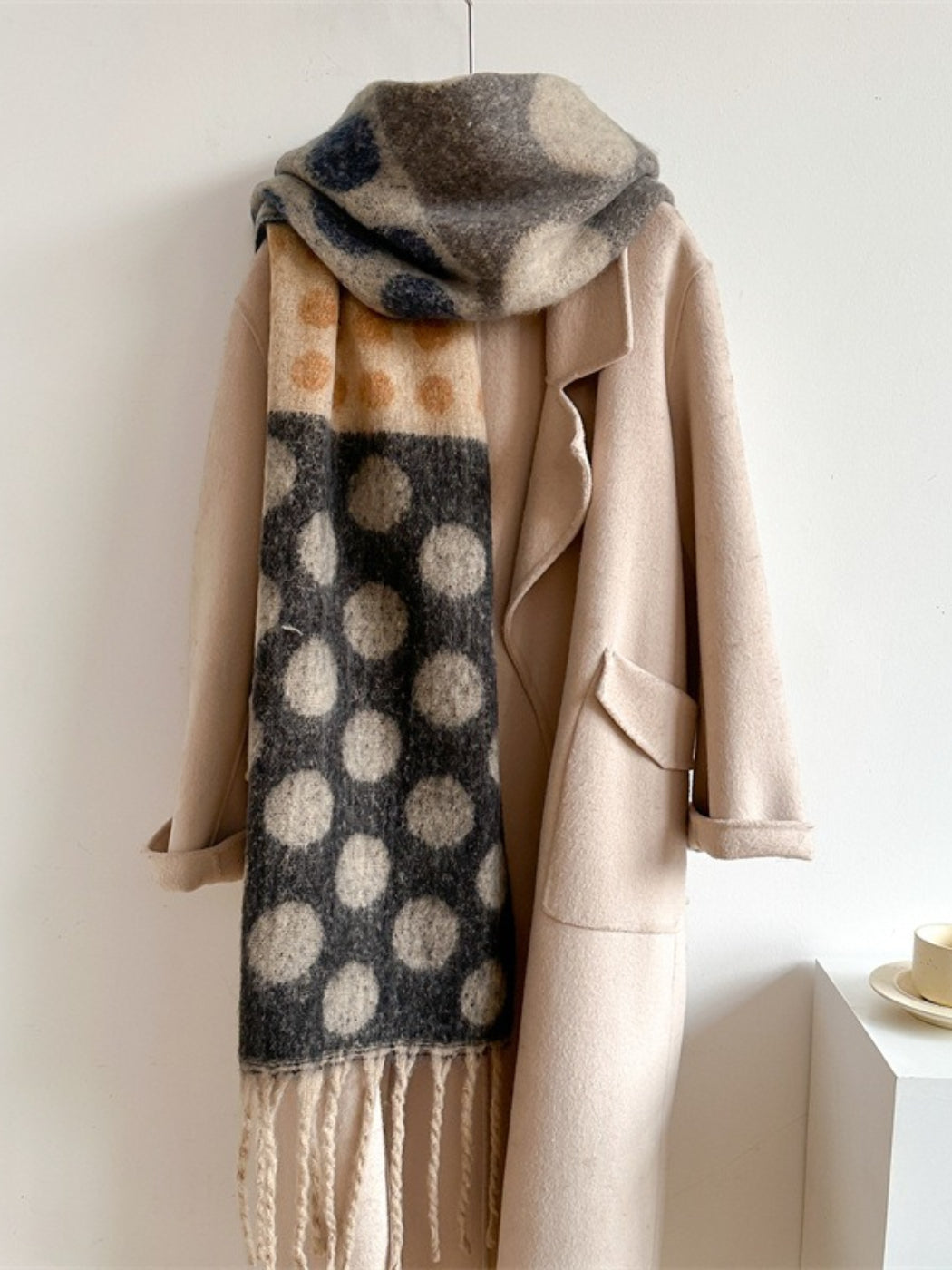 Scarvii - Bold Retro Polka Winter Scarf