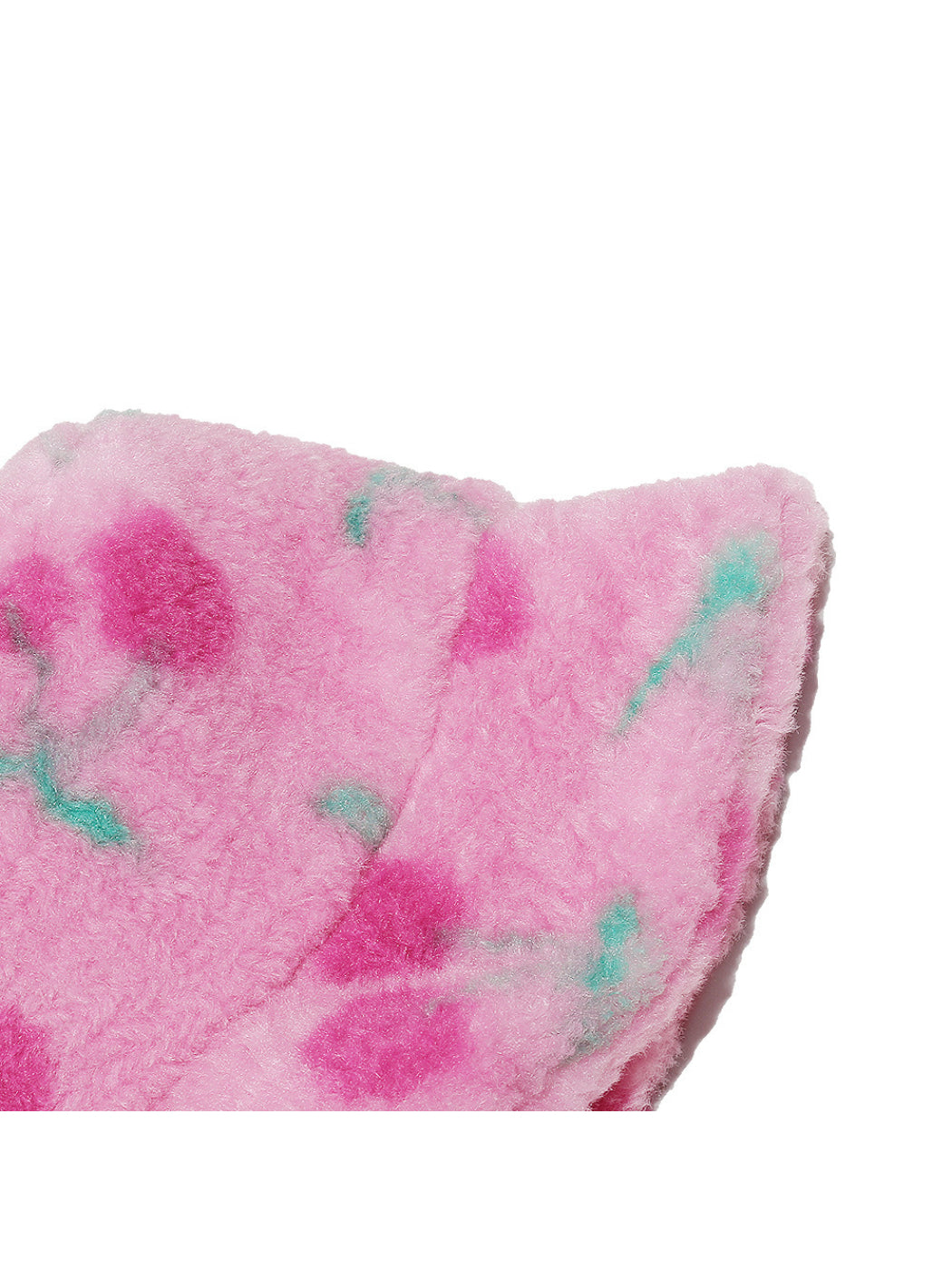 Haila Fuzzy Pink Bucket Hat
