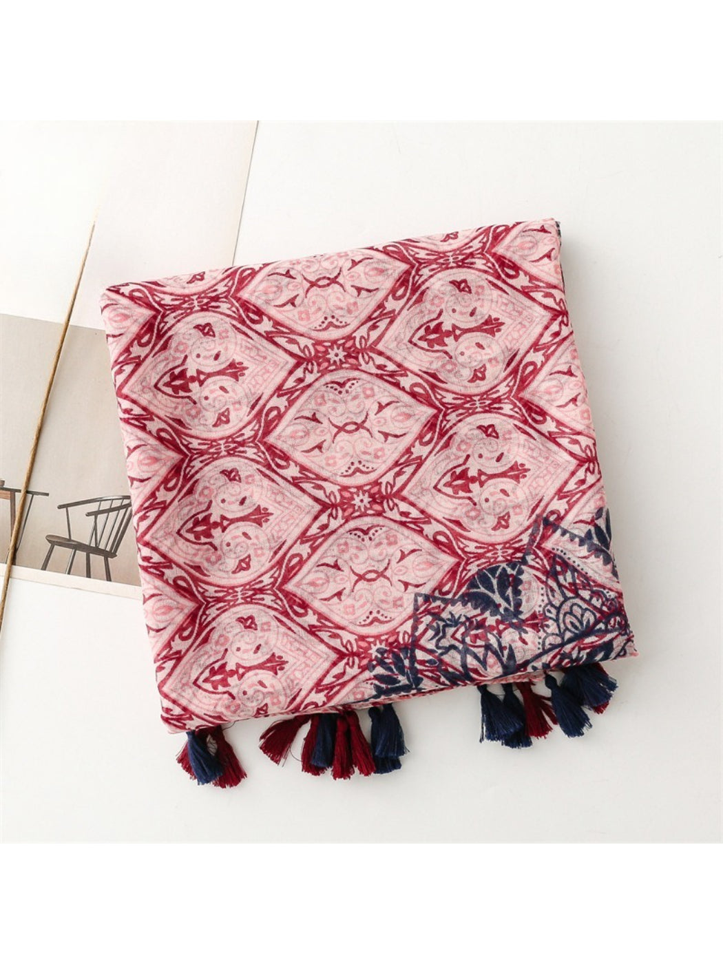 Scarvii - Vintage Inspired Pattern Print Scarf