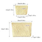 Cosbai pastel check zip pouch with pastel color scheme and checkered design
