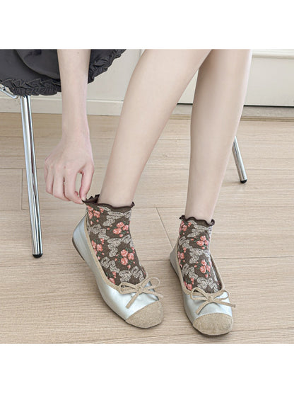 Rufia - Lace Floral Ankle Socks product image 2