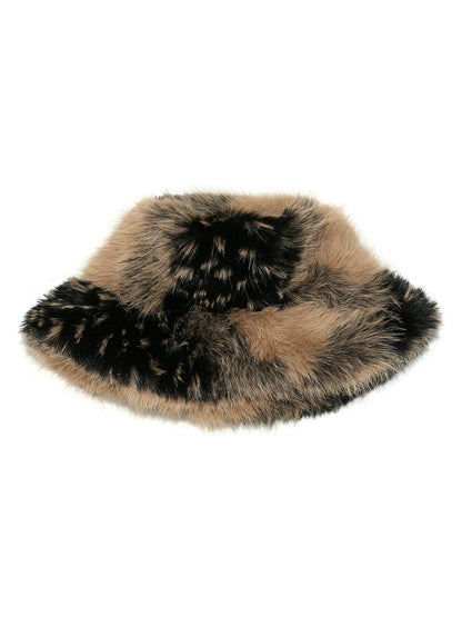 Haila Faux Fur Fuzzy Bucket Hat