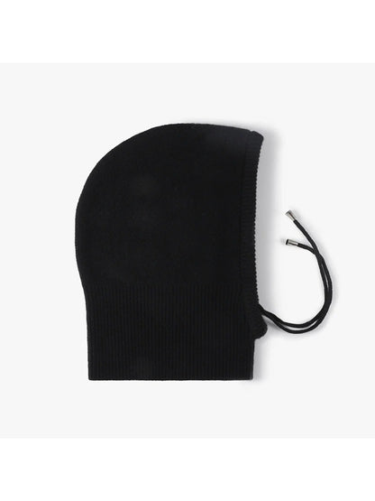 Haila - Drawstring Balaclava Hood with Ribbed Neck