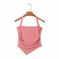 Vesty - Solid Knit Halter Top - Bacis & Sexy