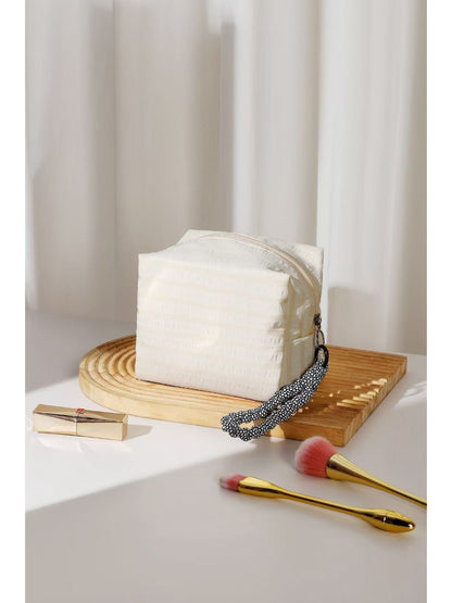 Cosbai - Classic Stripe Cosmetic Bag