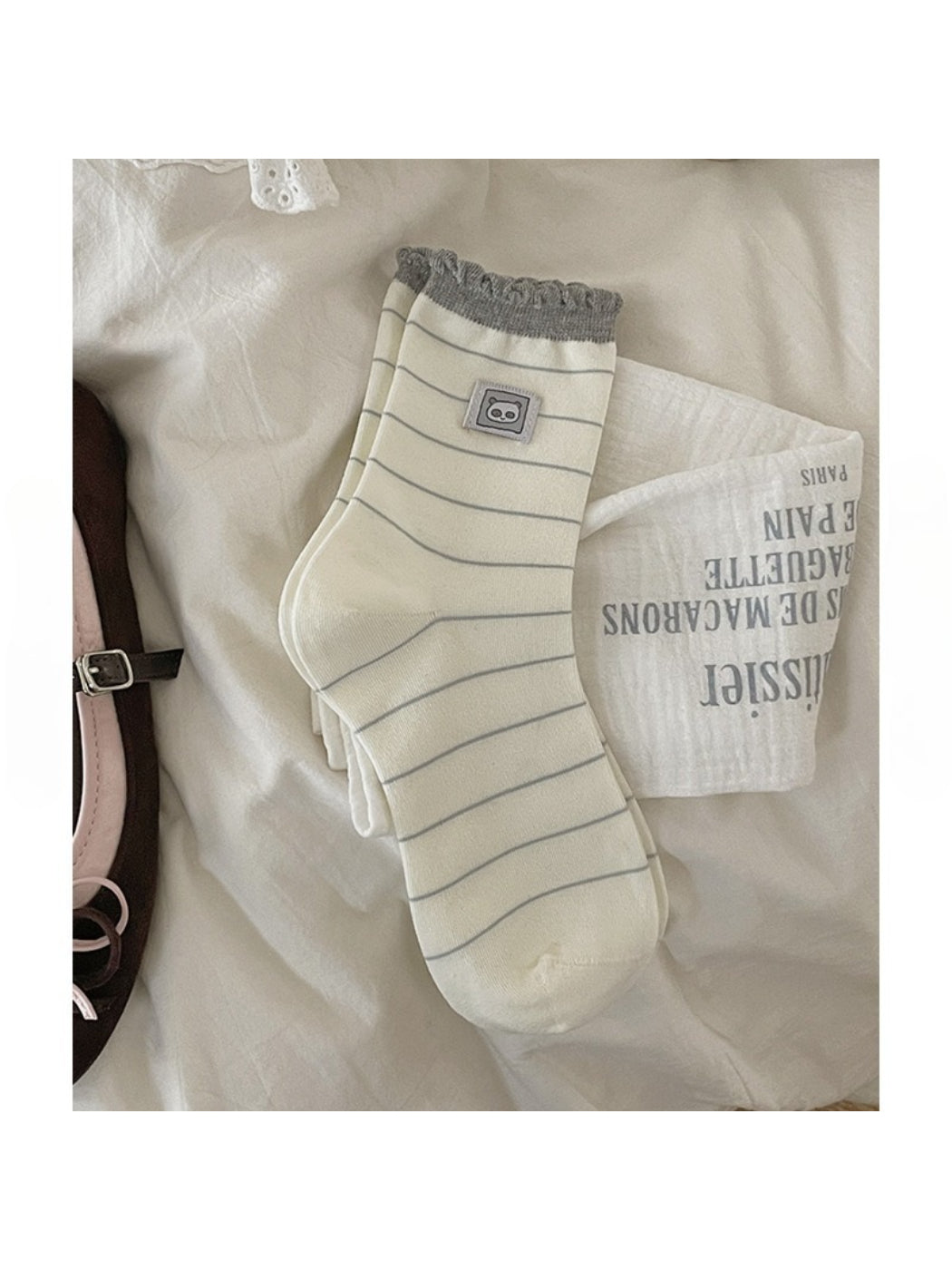 Rufia - Casual Panda Stripe Socks product image 3