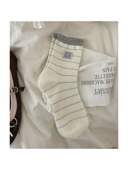 Rufia - Casual Panda Stripe Socks product image 3