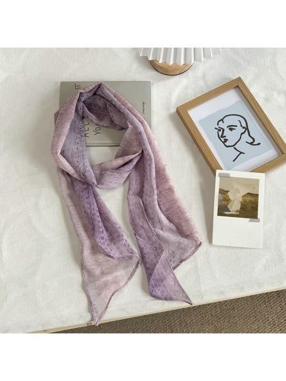 Scarvii - Romantic Style Minimal Printed Scarf
