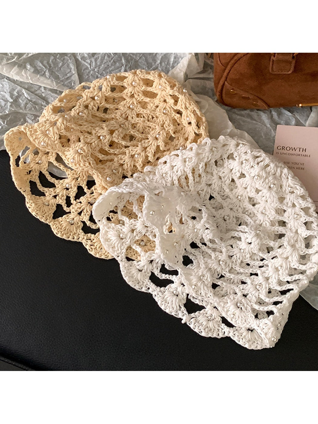 Haila - Vintage Style Openwork Women's Knit Hat