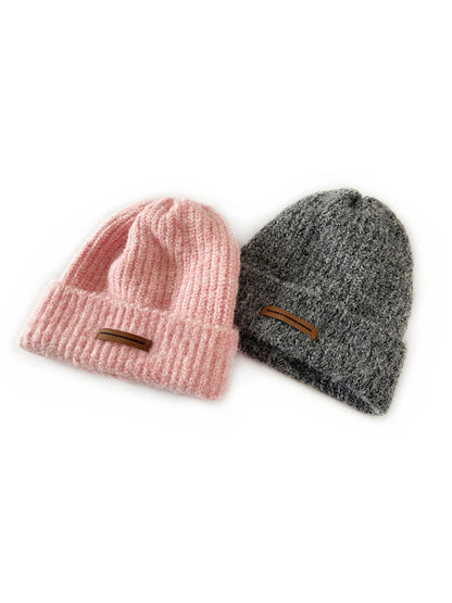 Haila - Unisex Solid Color Knitted Beanie