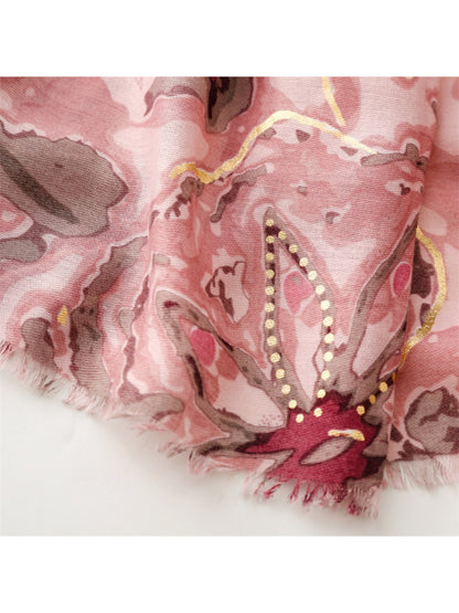Scarvii - Abstract Marble Print Scarf