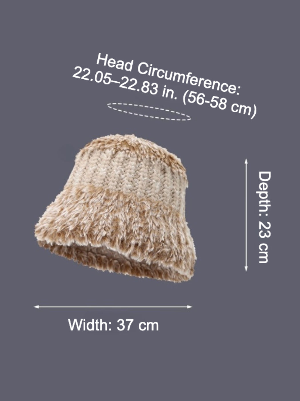 Haila – Color Gradient Bucket Hat with Soft Brim