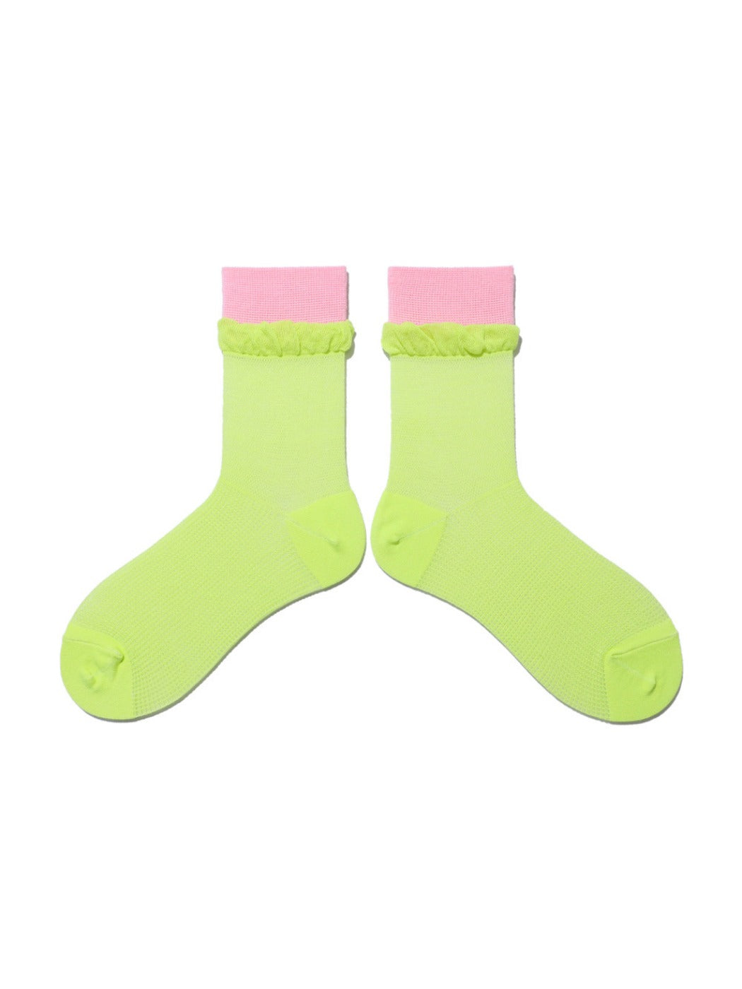 Rufia - Women's Color-blocked Cuff Socks