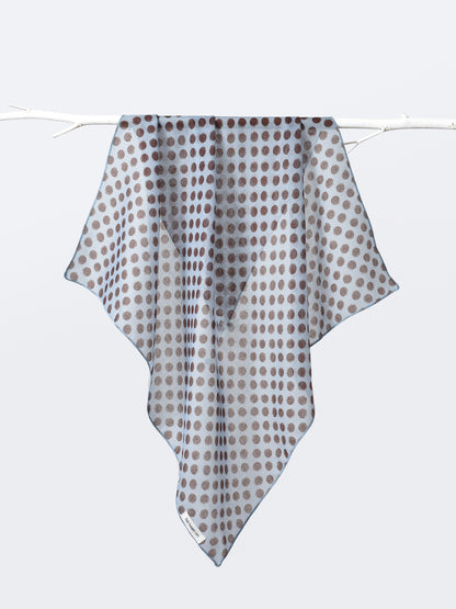 Scarvii - Lightweight Polka Dot Square Scarf