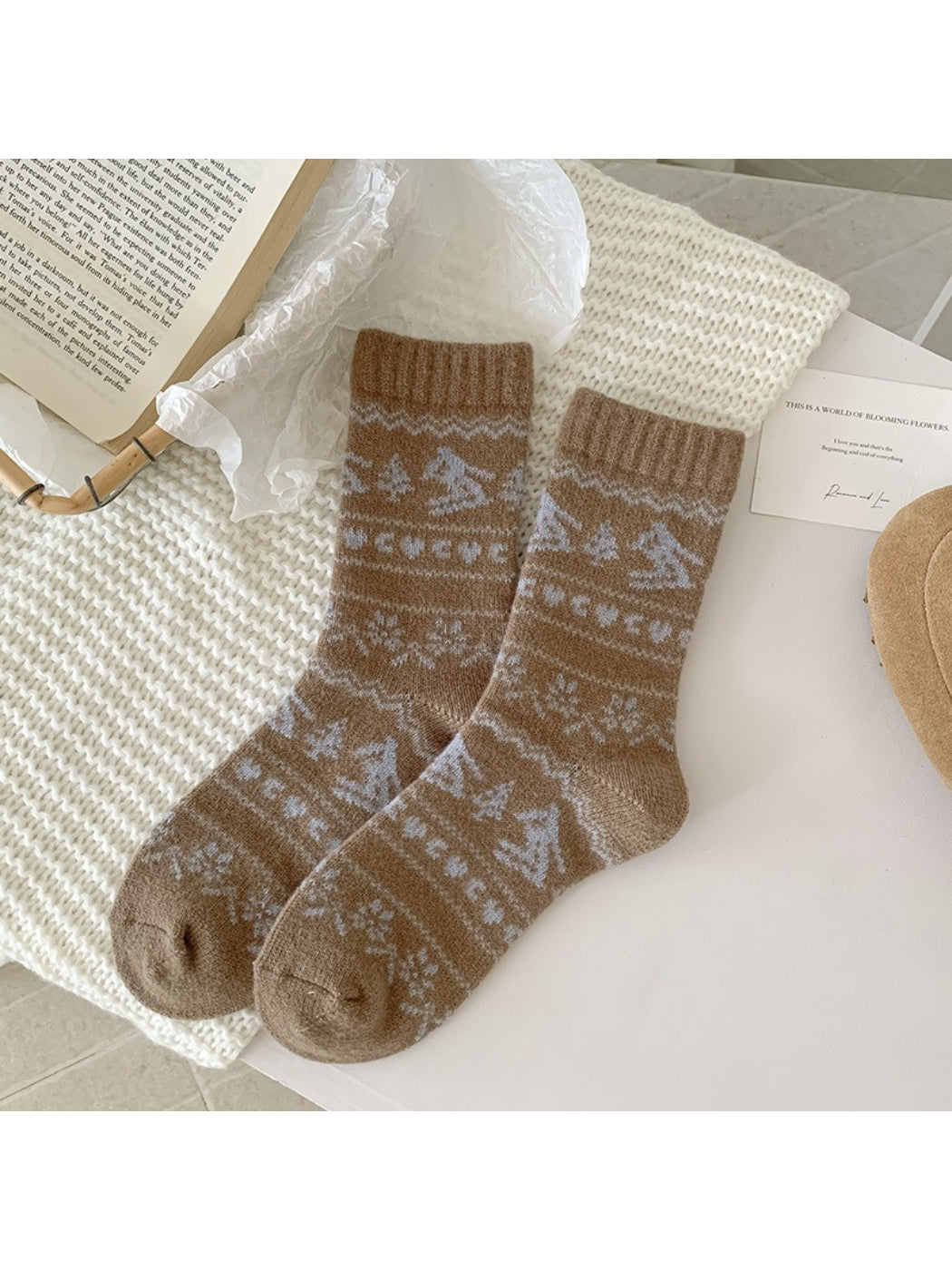 Rufia - Nordic Winter Pattern Socks