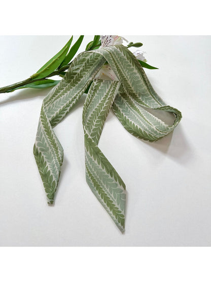 Scarvii - Elegant Vintage Printed Narrow Scarf